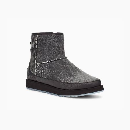 UGG X Ovadia Classic Mini Black Boots for Men (KJAS25839)